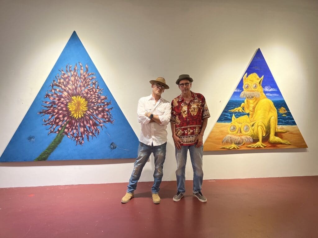 Patrick Medrano, John Walker bask in Gilbert canvases at Redbud Arts Center, July 8, 2023. 