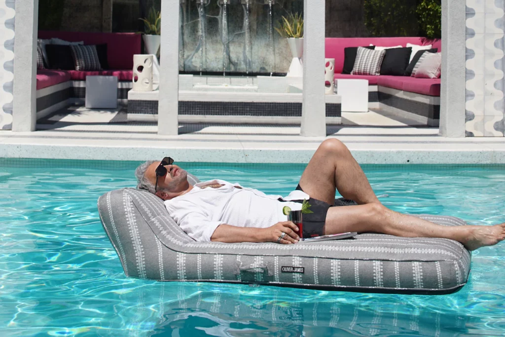 Martyn Lawrence Bullard Brings High Style to Pool Lounging and Writes a New Book About His Celebrity Design Projects