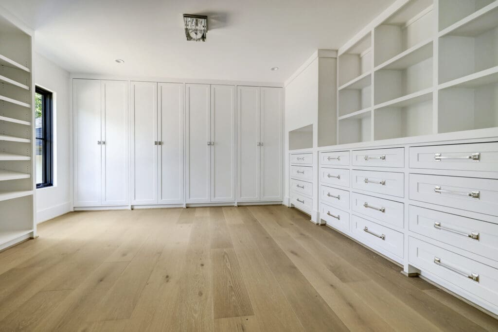 The generous closet at 3628 Locke Lane in River Oaks. (Photo by TK Images for Compass)