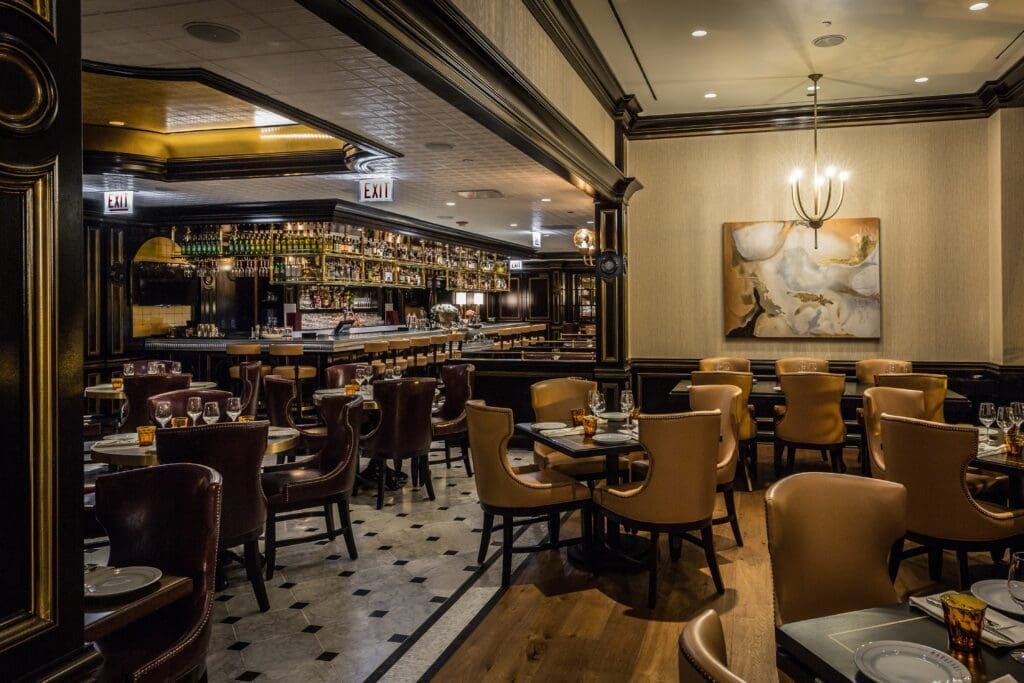 Brass Tack is a Gold Coast favorite for dining. (photo by Waldorf Astoria Chicago)