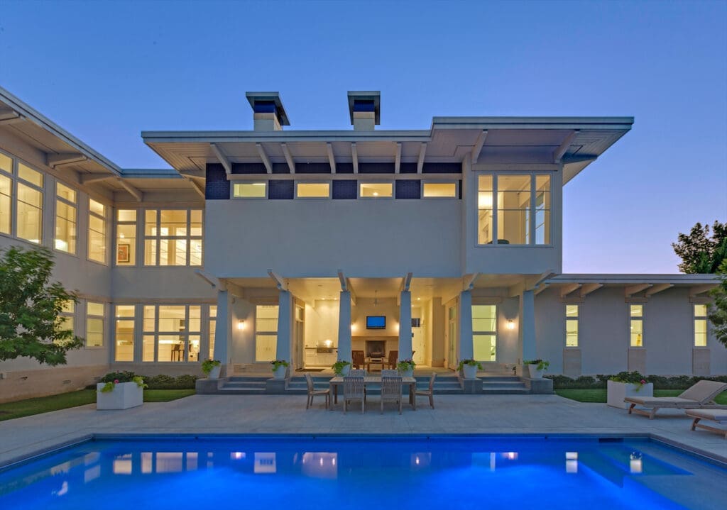 The AIA Dallas Tour of Homes exclusive Premiere Party home in North Dallas, designed by Michael Malone, FAIA of Malone Maxwell Dennehy Architects (photo by Jud Haggard)