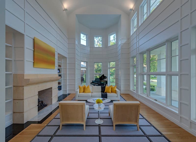 The AIA Dallas Tour of Homes exclusive Premiere Party home in North Dallas, designed by Michael Malone, FAIA of Malone Maxwell Dennehy Architects (photo by Jud Haggard)