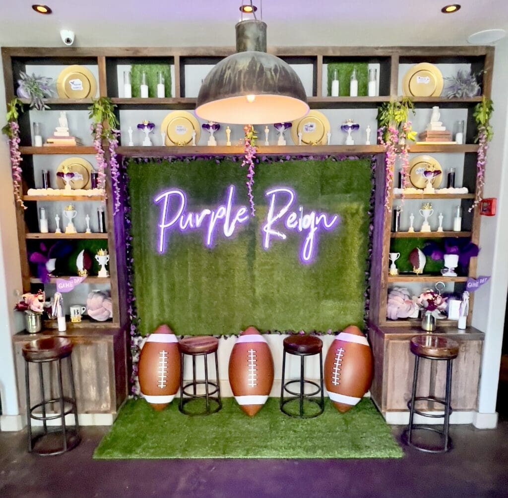  BREWED embraces Fort Worth's unofficial motto Purple Reign.