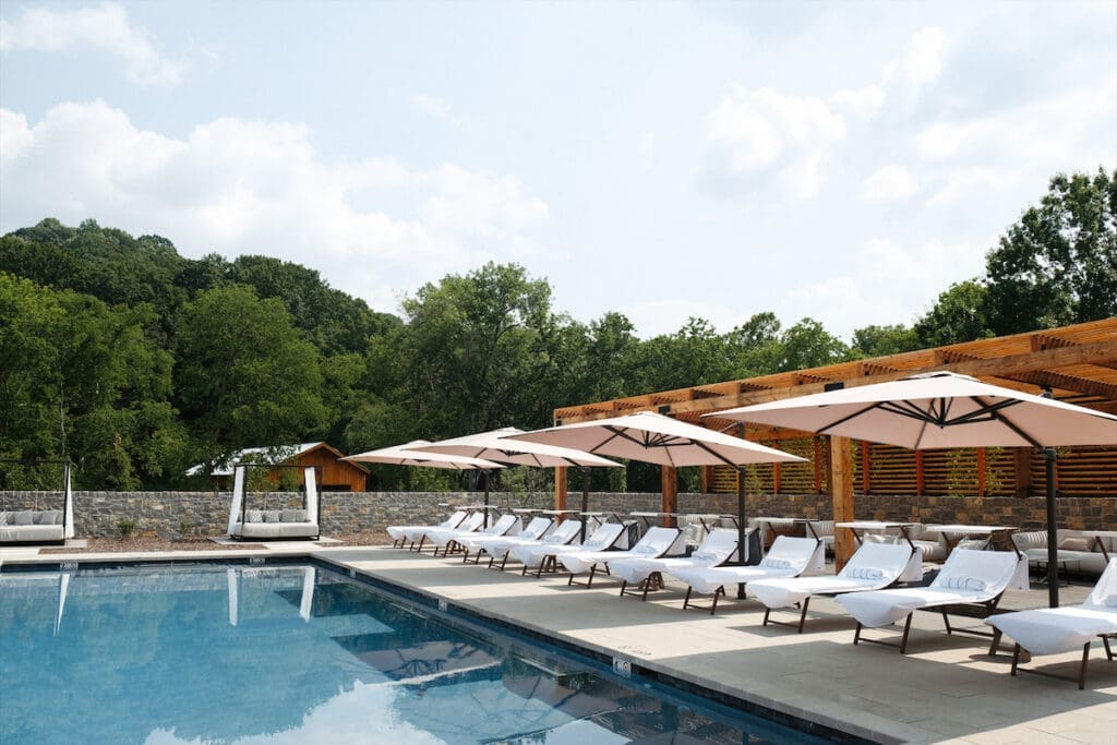 An idyllic pool. 
