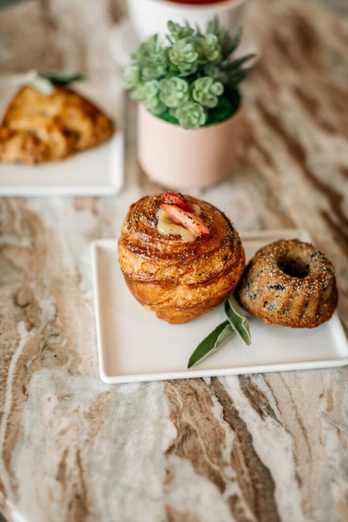 Laminated brioche pastries. (Photo by Beckley)
