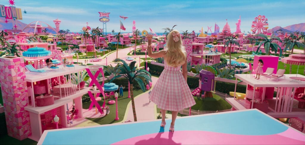 Margot Robbie stars in "Barbie." ("Barbie" images @ 2022 Warner Bros. Entertainment Inc., courtesy Warner Bros.) 