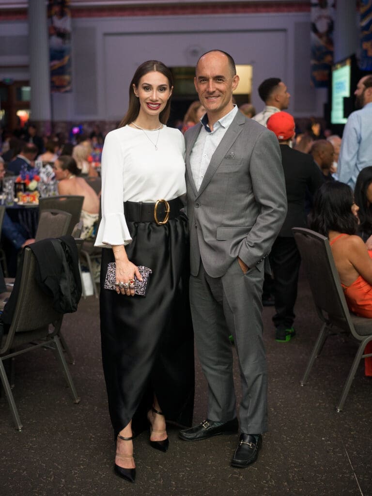 April & Dr. Jorge Salazar at the HelpCureHD gala held in Union Station at Minute Maid Park.  (Photo by Daniel Ortiz)