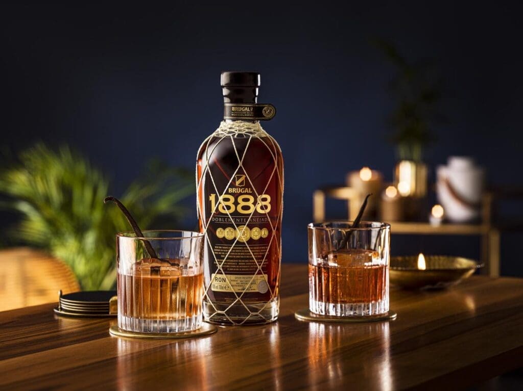 Negronis made with Brugal 1888 double-aged rum on the menu at the 'Wonders Await at La Casa Brugal'  event at The Manor House at The Houstonian. (Photo courtesy of Brugal 1888)