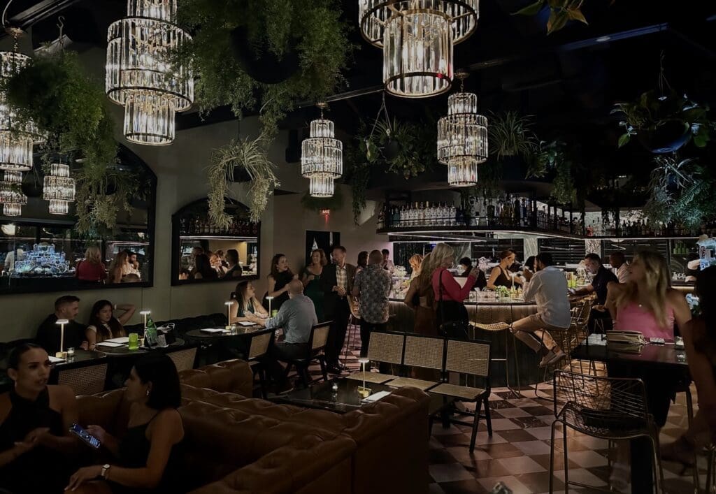A peek inside the newly opened cocktail bar, Best Regards in the Houston Heights on Yale at 11th Street. (Photo by Becca Wright)