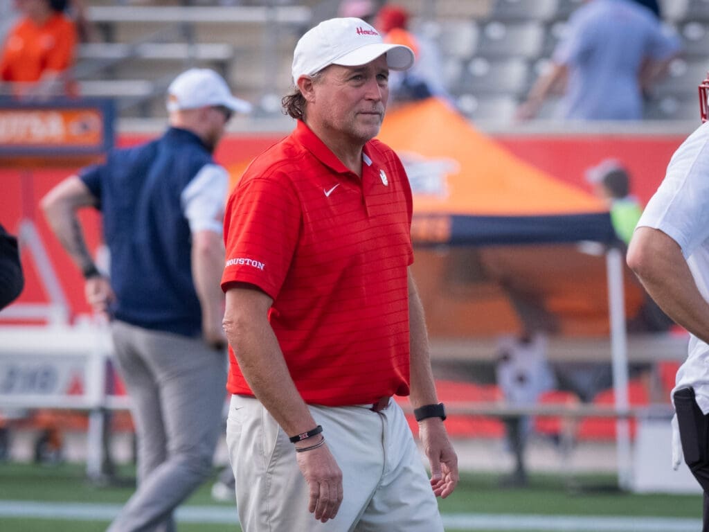 University of Houston coach Dana Holgorsen seems to be drawing more people into his program. (Photo by F. Carter Smith)