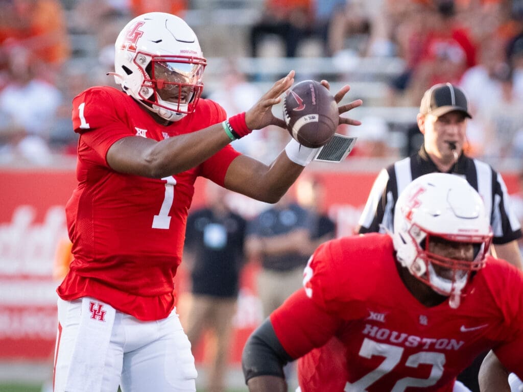 University of Houston quarterback Donovan Smith has Big 12 starting experience.  (Photo by F. Carter Smith)