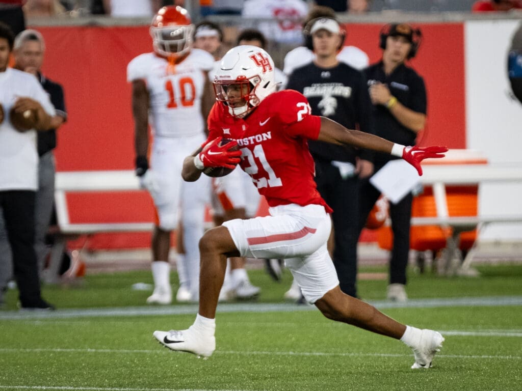 University of Houston third down back/slot receiver Stacy Sneed can be a major weapon for Dana Holgorsen's team.  (Photo by F. Carter Smith)