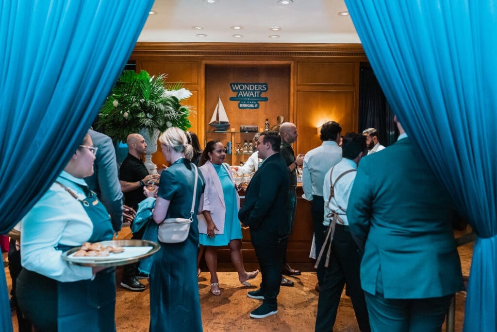 The Manor House at The Houstonian is transformed into Dominican Casa Brugal for the rum dinner. (Photo courtesy of Brugal 1888)