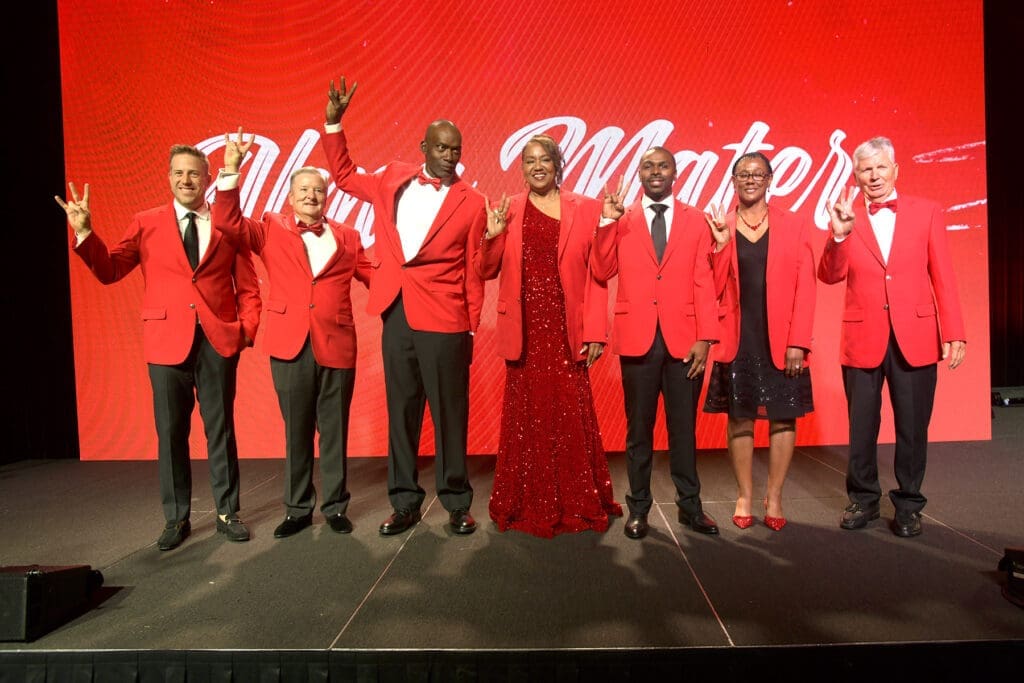 The UH Hall of Honor can stand up — and stand apart — from almost any other school in terms of star power. (Photo by Eddy Matchette/Courtesy UH Athletics)
