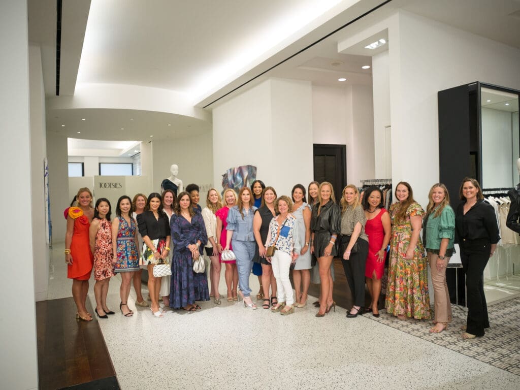 The founding board of Recipe for Success' young professionals group Women of Wardrobe at the 'Summer Soirée' at Tootsies (Photo by Daniel Ortiz)