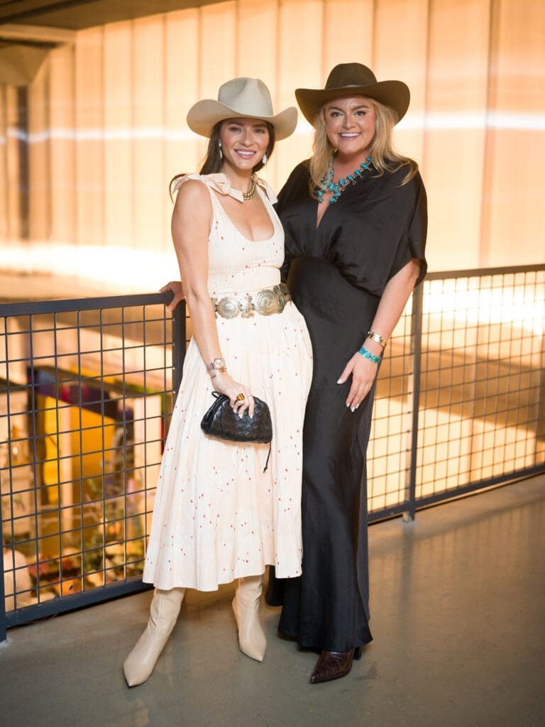 Hannah Swiggard, Lauren Gray  at the Houston Cattle Baron's Ball held at Post 713 Music Hall. (Photo by Daniel Ortiz)