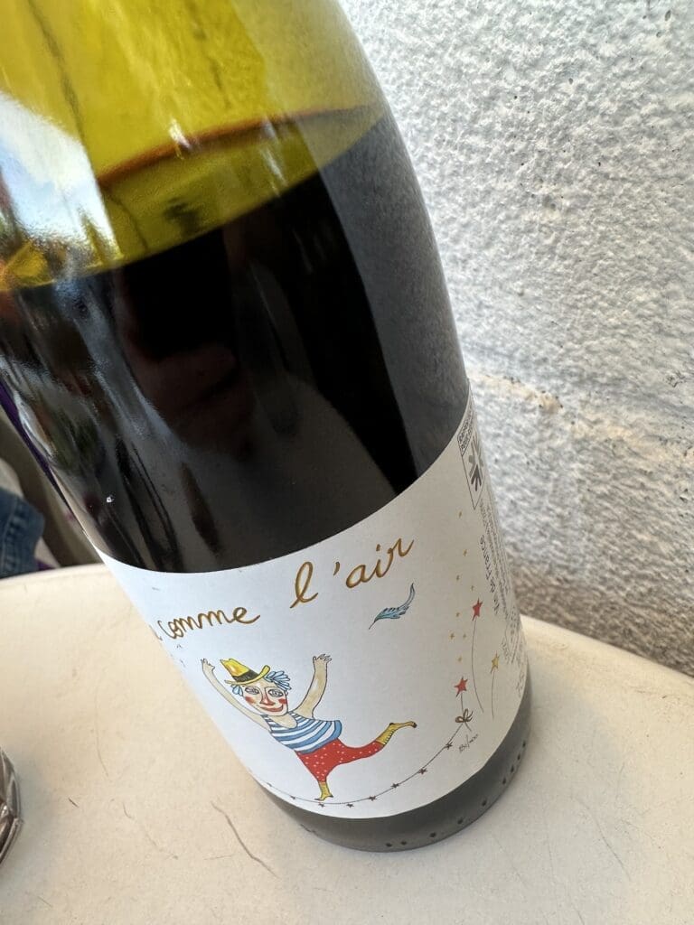 A delicious bottle of grenache noir.