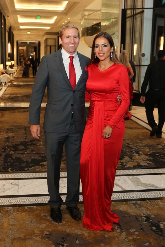 Jake & Brisa Field at the PetSet 'Fierce & Fabulous Soirée' at the Post Oak Hotel. (Photo by Priscilla Dickson)