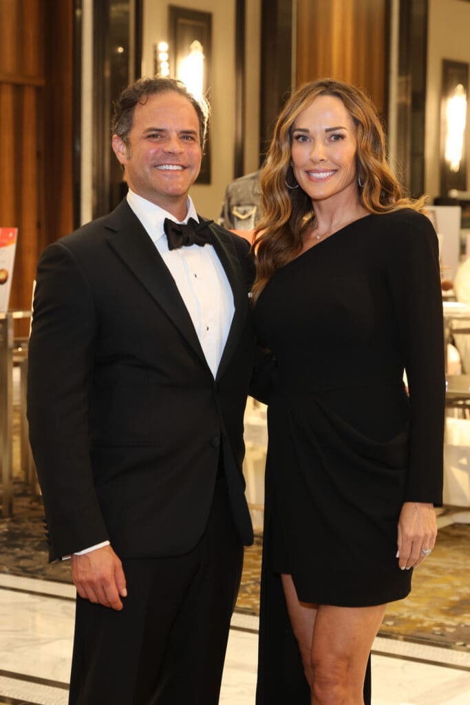 Jeff & Rachelle Ball at the PetSet 'Fierce & Fabulous Soirée' at the Post Oak Hotel. (Photo by Priscilla Dickson)