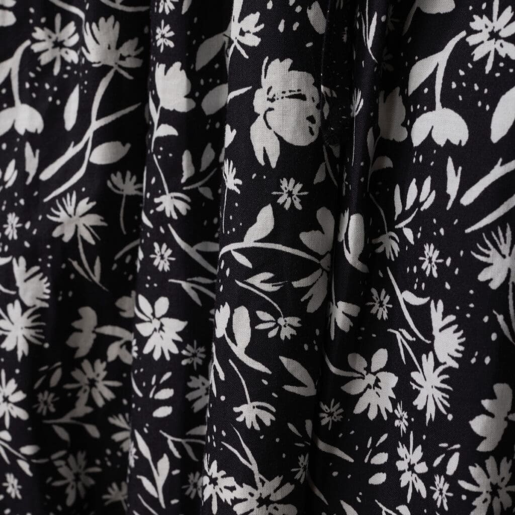 Textile details on The June Dress by Kristopher Brock 