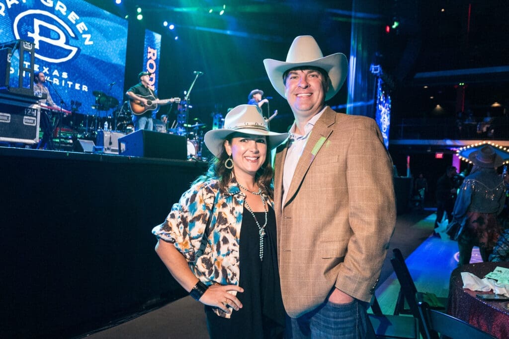 Laura & John Goodrum at the Houston Cattle Baron's Ball held at Post 713 Music Hall. (Photo by Daniel Ortiz)