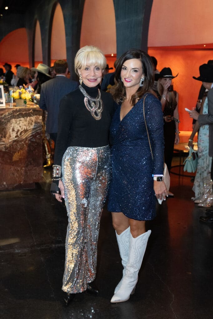 Leisa Holland Bowman, Jenny Todd at the Houston Cattle Baron's Ball held at Post 713 Music Hall (Photo by Wilson Parish)