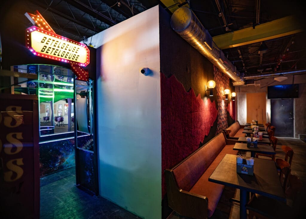 Don’t be fooled by the eclectic, whimsical vibe of the place, Betelgeuse Betelgeuse is putting out some serious craft cocktails, not to mention pizza that could easily inspire a cult following. (Photo by Sergio Trevino)