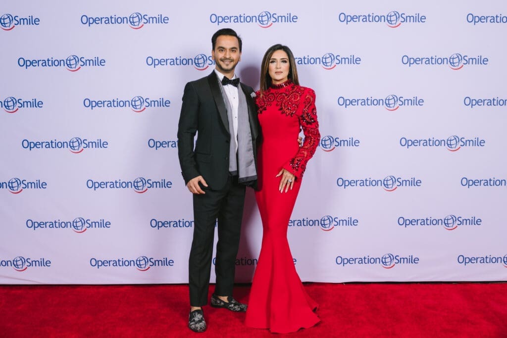 Nick & Sneha Merchant at the Operation Smile Gala held at the Royal Sonesta Hotel. (Photo by Johnny Than)