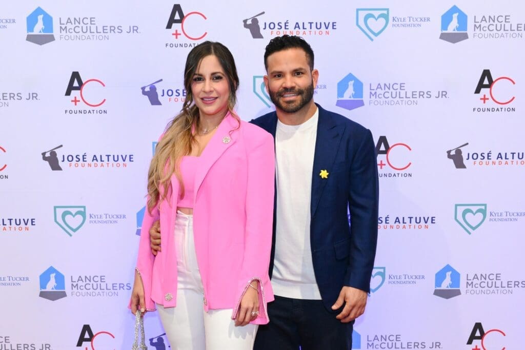 Nina & Jose Altuve at the 2023 Team Up held at Silver Street Studios. (Photo by Michelle Watson)