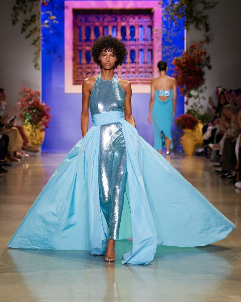 Pamella Roland spring 2024 to be shown at the PaperCity Philanthropy in Fashion Best Dressed Luncheon and Neiman Marcus Fashion Presentation on Thursday at the Post Oak Hotel.