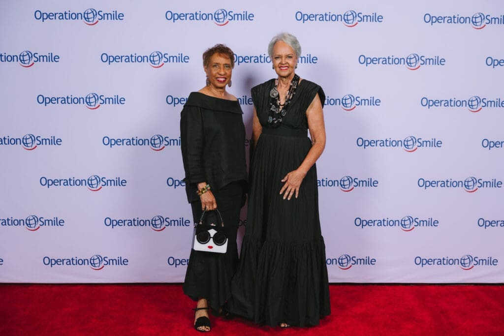 Sharon Owens, Gayla Gardner  at the Operation Smile Gala held at the Royal Sonesta Hotel. (Photo by Johnny Than)