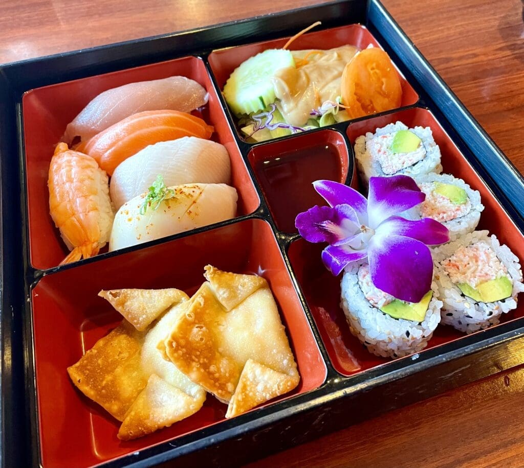 The newish Sakura in Ridglea Hills serves and eye-popping bento box. (Photo by Courtney Dabney)