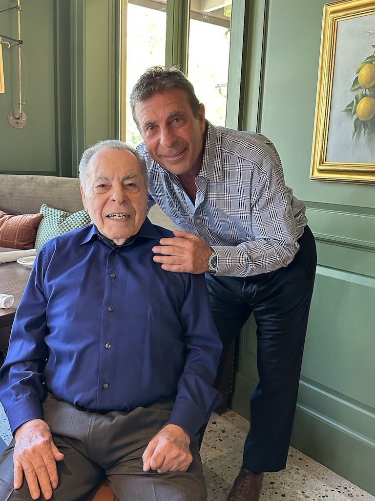 Johnny Carrabba Jr. and Johnny Carrabba III in the newly remodeled Kirby Room at the Carrabba's on Kirby. (Photo by Shelby Hodge)
