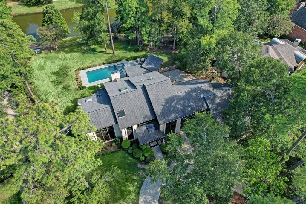 The almost 5,000 square foot home is nestled on a sprawling cul-de-sac lot in the Panther Creek neighborhood. (Photo by TK Images)