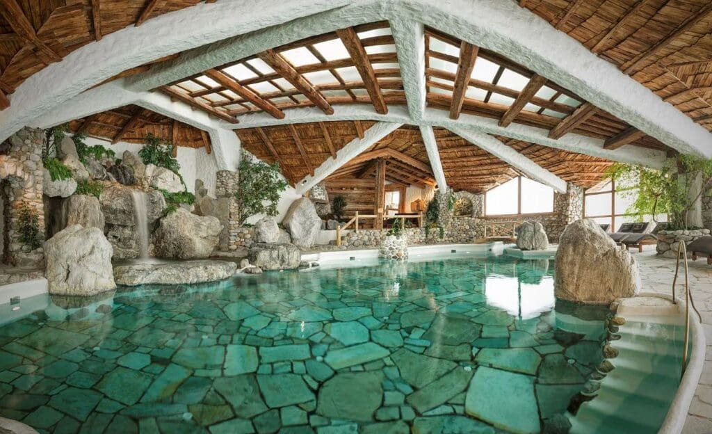 The Wellness World at Stanglwirt is an indoor/outdoor relaxation mecca.