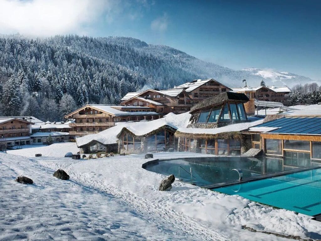 Whether Summer or Winter, the natural Austrian alpine scenery compliments the resort's commitment to fitness, wellness and local culture. 