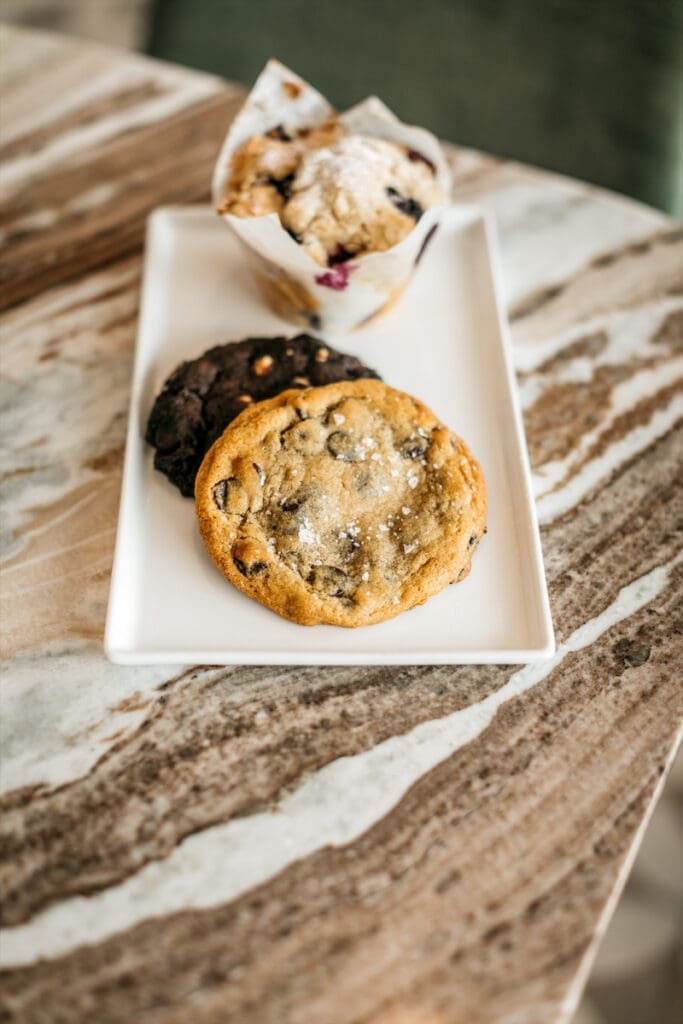 A classic salted chocolate chip cookie at Sugar & Sage. (Photo by Beckley)