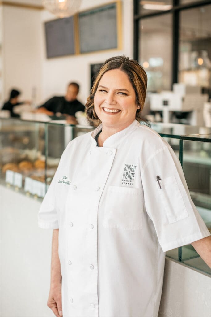 Jill Bates, executive pastry chef at Sugar & Sage in Dallas' University Park. (Photo by Beckley)