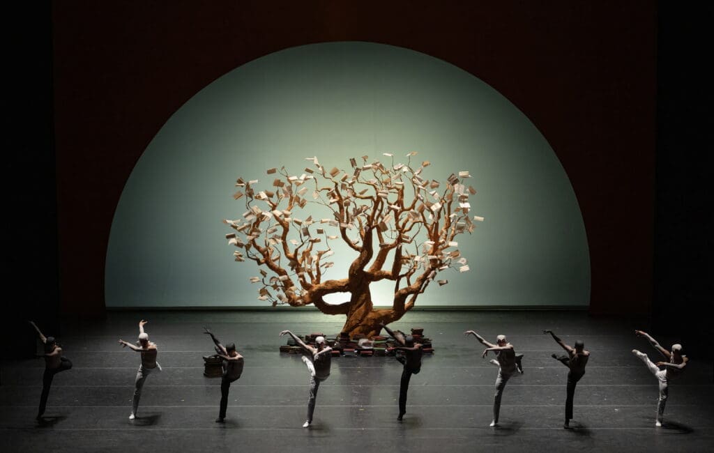 Artists of Houston Ballet in Annabelle Lopez Ochoa’s "Delmira." (Photo by Amitava Sarkar. Courtesy Houston Ballet)
