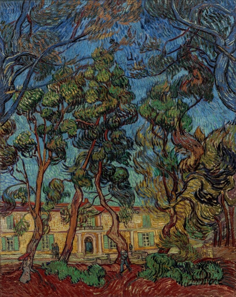Vincent van Gogh, “Hospital at Saint-Remy,” 1889, oil on canvas, Hammer Museum, Los Angeles, the Armand Hammer Collection, gift of the Armand Hammer Foundation; courtesy MFAH