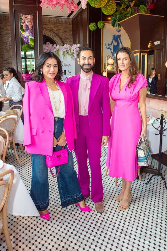 Elia Gabbinelli, Fady Armanious, Jordan Seff at the Annabelle Brasserie first look luncheon in Autry Park (Photo by Jacob Power)