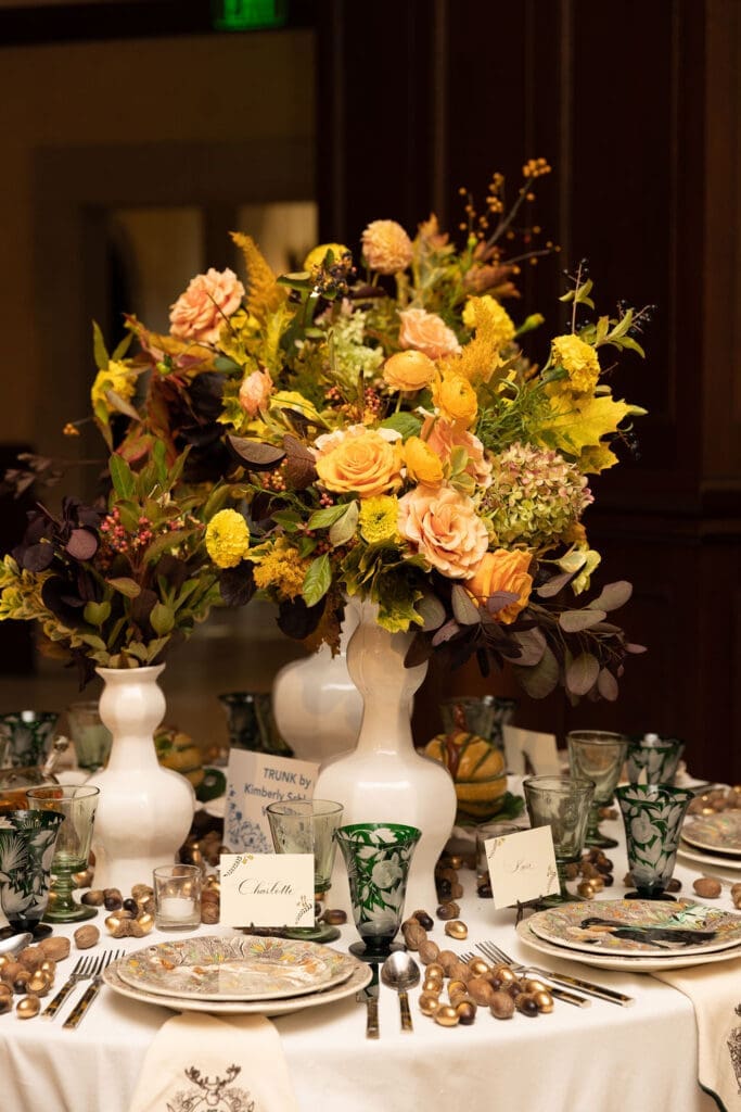 A Kappa Tablescapes display by Trunk by Kimberly Schlegel Whitman (Photo by Kaitlin Saragusa )