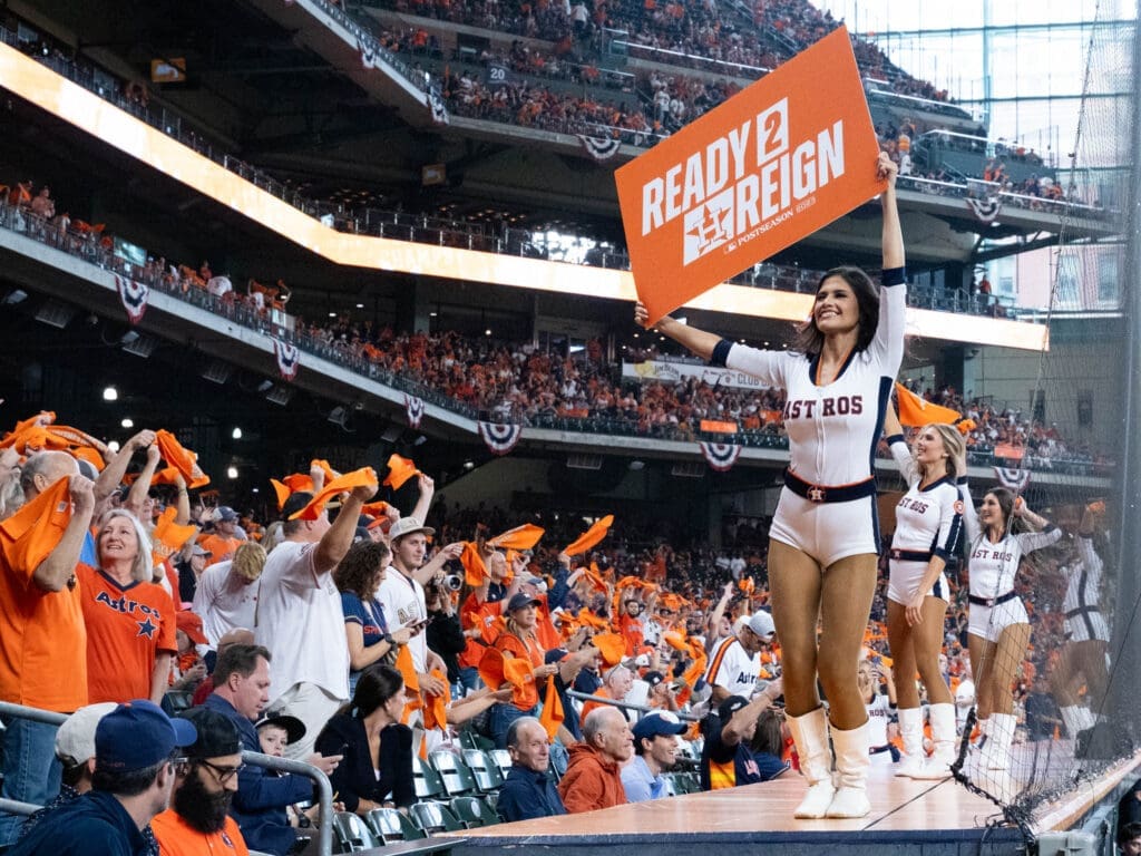 There is nothing like the atmosphere at Minute Maid Park. (Photo by F. Carter Smith)