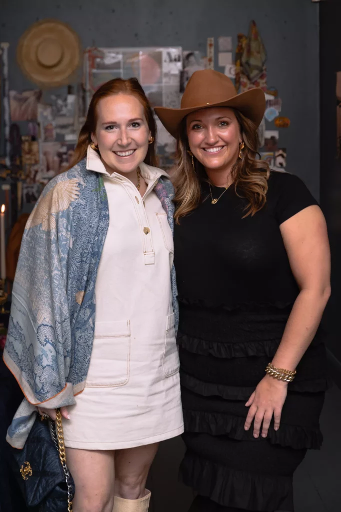 Anabelle Reade, Madison Herington at the grand opening fête for Sixteen Ten where Freya hats and Mirth caftans share boutique space. (Photo by Alex Wu)