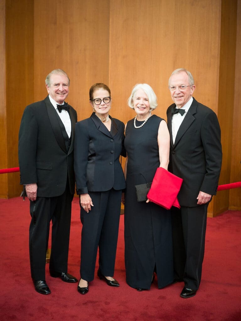 Ashley & Peggy Smith, Betsy & Rick Weber at the Houston Symphony Opening Night Concert and Gala (Photo by Daniel Ortiz)