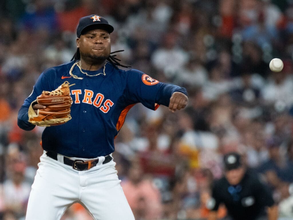 Houston Astros should be ace Framber Valdez could be a key to the entire run. (Photo by F. Carter Smith)
