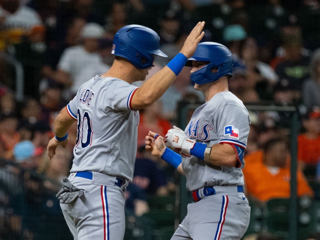 These Texas Rangers believe they can beat anyone after their start to these playoffs. (Photo by F. Carter Smith)