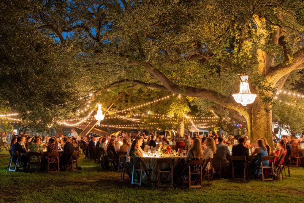 The Menil Collection's Party in the Park brings 400 guests to an evening of al fresco entertainments. (Photo by Lawrence Elizabeth Knox)