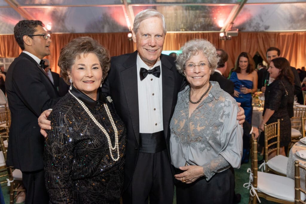 Barbara & Corbin Robertson, Lillie Robertson at the 30th anniversary celebration of Rice University's Baker Institute for Public Policy. (Photo courtesy of Rice University)