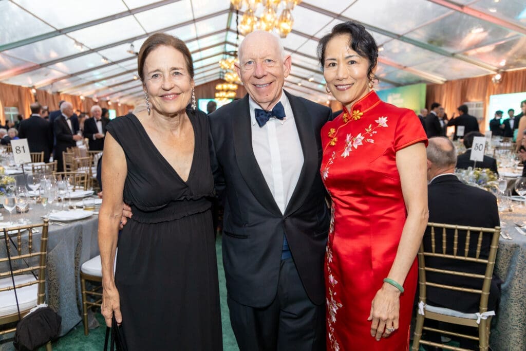 Andrea & Bill White, Y. Ping Sun at the 30th anniversary celebration of Rice University's Baker Institute for Public Policy. (Photo courtesy of Rice University)